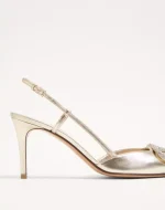 Valentino Vlogo Glow Laminated Nappa Slingback Pump 80 Mm / 3.15 In. - Image 2